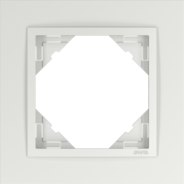 Frame - 1 gang LOGUS, ANIMATO / ice / ice