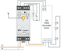R-SL-0201L-A, relay module and PWM